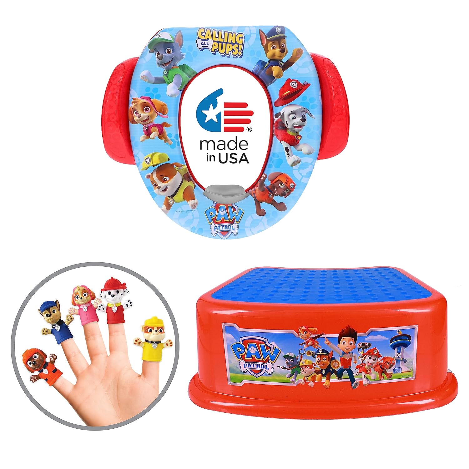 Nickelodeon PAW Patrol Potty Training Set - Soft Seat & Stool