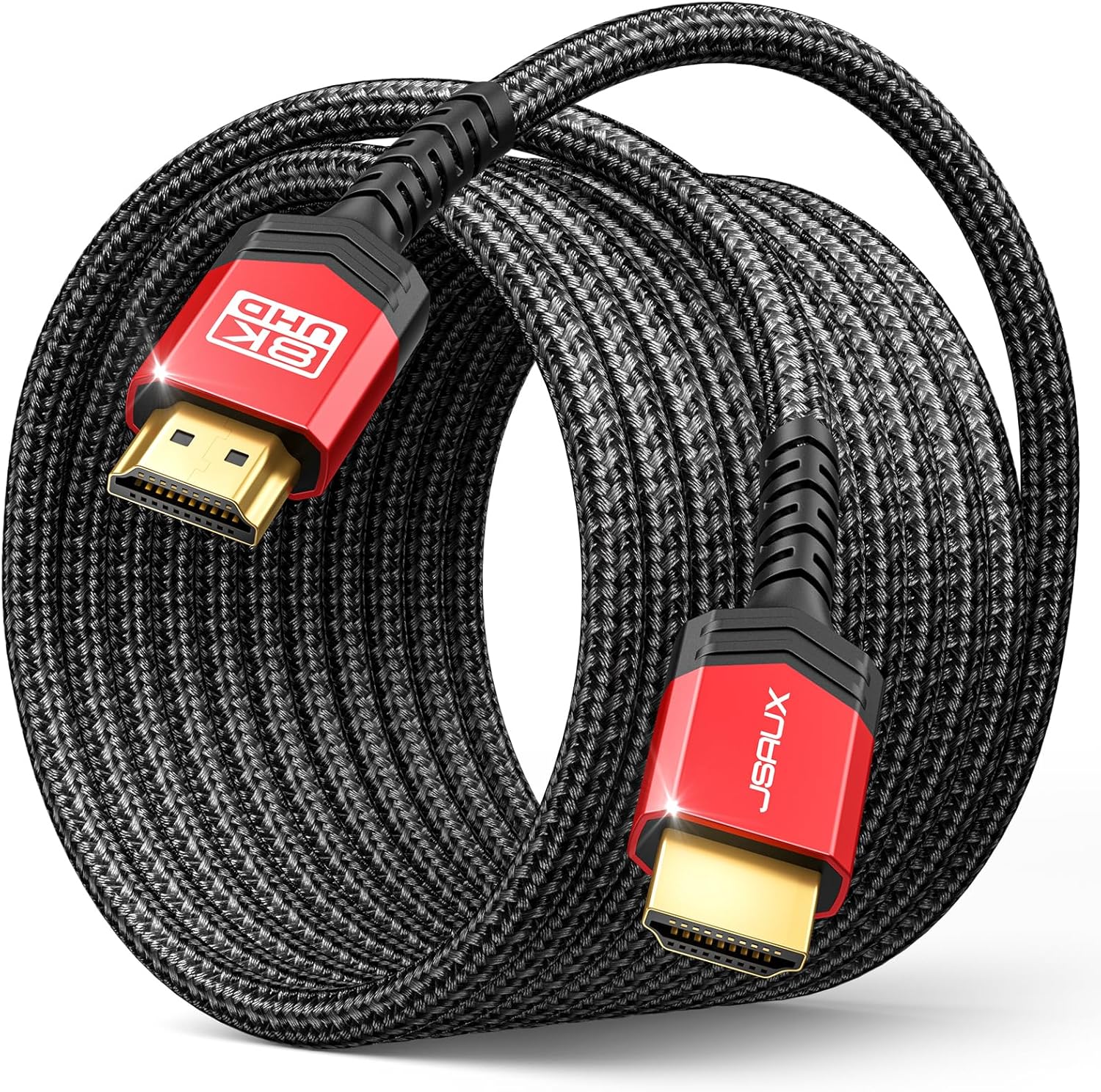 JSAUX 8K HDMI Cable 2.1 25FT for Ultimate Gaming Experience