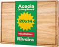 Acacia Wood Cutting Board - Gourmet Grandeur 20 x 14 Inches