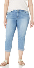 Democracy Women's Plus Size Ab Solution Crop - Flattering Fit Other