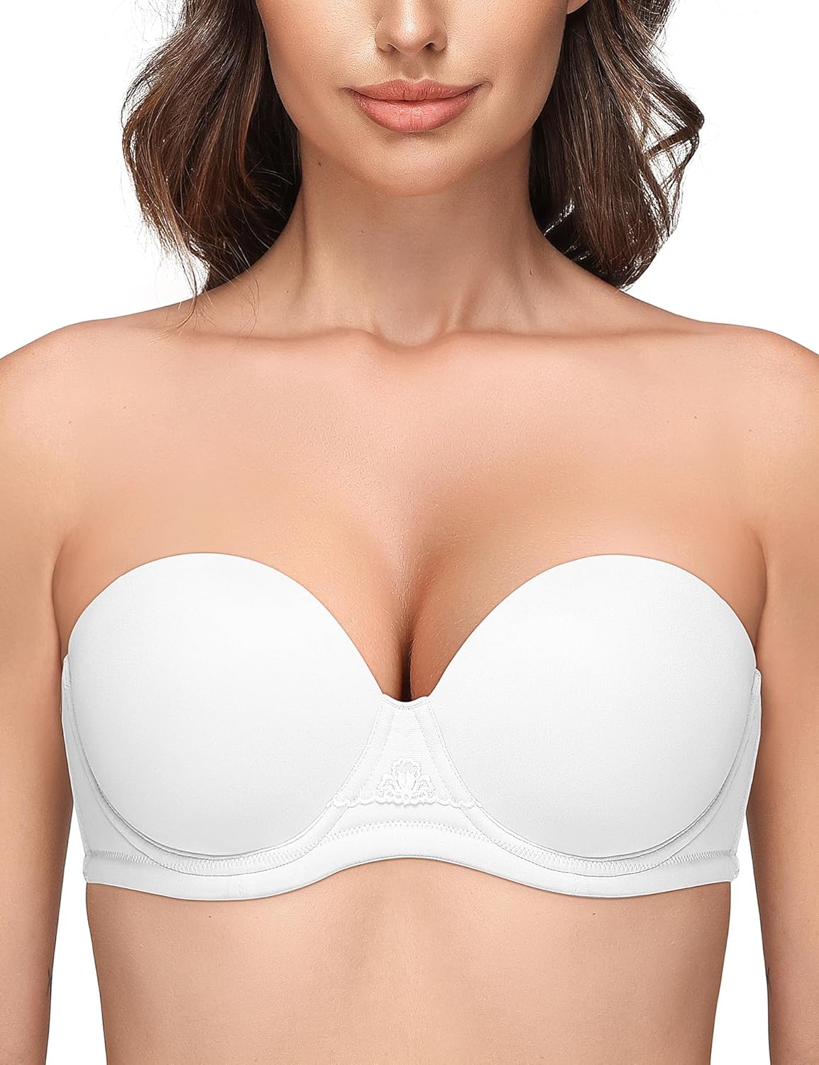 Wingslove Women's Strapless Full Figure Bra for All Occasions