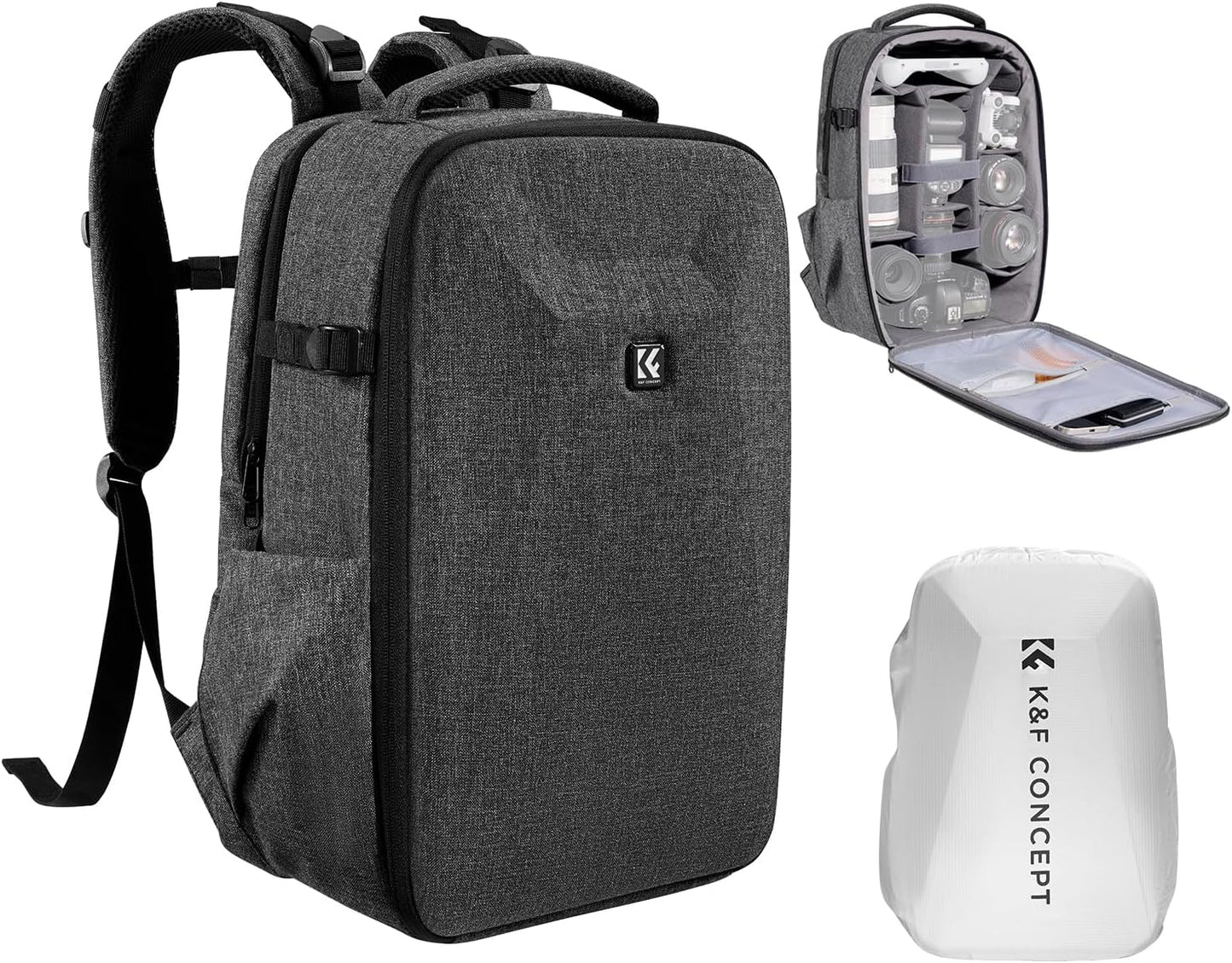 Waterproof Camera Backpack - Fits DSLR & Laptop