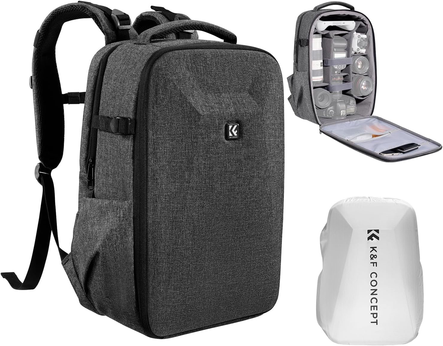 Waterproof Camera Backpack - Fits DSLR & Laptop