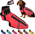 SpikeVest Dog Harness Vest for Small Dogs M-Red - Anti Attack Spike
