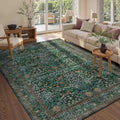 5x7 Area Rugs for Living Room Bedroom, Vintage Boho Design