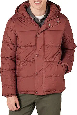 Men's Heavyweight Hooded Puffer Coat for Ultimate Warmth