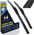 Patented OEM Carbon Fiber Windshield Wiper Blades 26ft + 16ft - Sleek