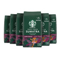 Starbucks Ground Coffee Sumatra Dark Roast 100% Arabica 6 Bags