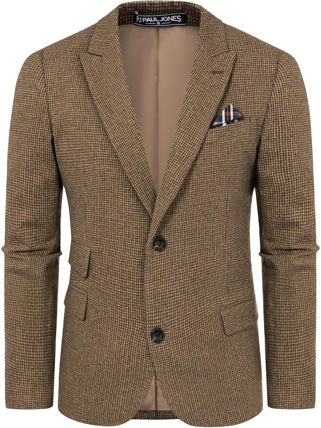 Stylish Herringbone Tweed Blazer for Men by PJ PAUL JONES