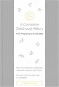Promptly Journals A Complete Childhood History - Grey Tweed Linen