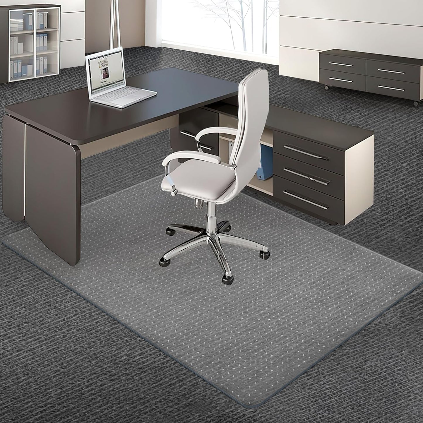 BesWin Office Chair Mat for Carpeted Floors, 46in x 72in Size