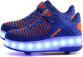 Aikuass USB Rechargeable LED Light Up Roller Shoes for Kids - 3 in 1 2