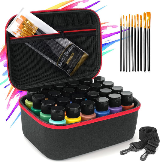 Ultimate 24-Bottle Acrylic Paint Organizer