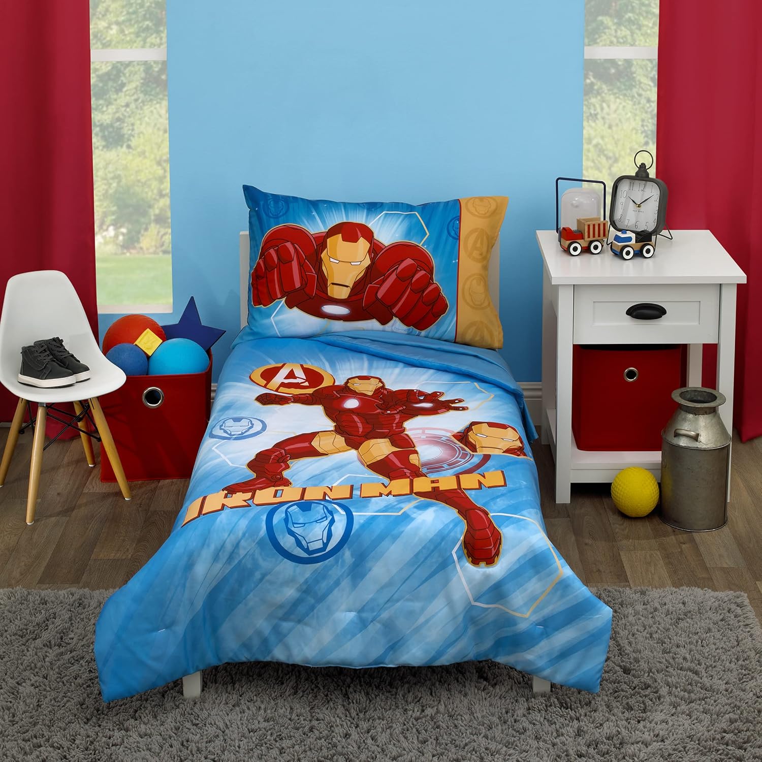 Marvel Avengers Iron Man Toddler Bedding Set for Cozy Sleep