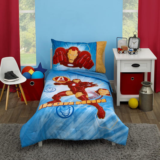 Marvel Avengers Iron Man Toddler Bedding Set for Cozy Sleep