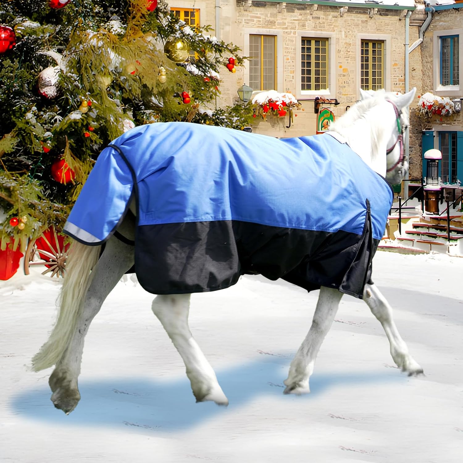 Waterproof Winter Horse Blanket with Snuggit Technology