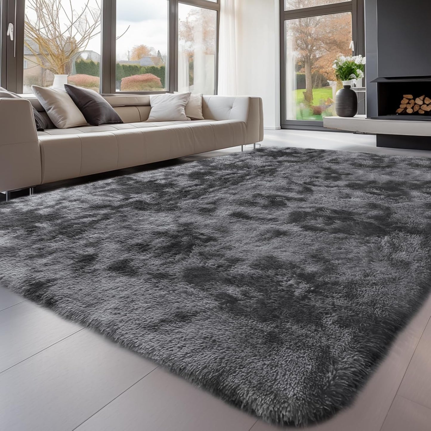 Sour Lemon 9x12 Area Rugs for Living Room, Soft Plush Carpet