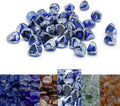 GasSaf 20-Pound 1 in Diamonds Fire Glass - Cobalt Blue Luster