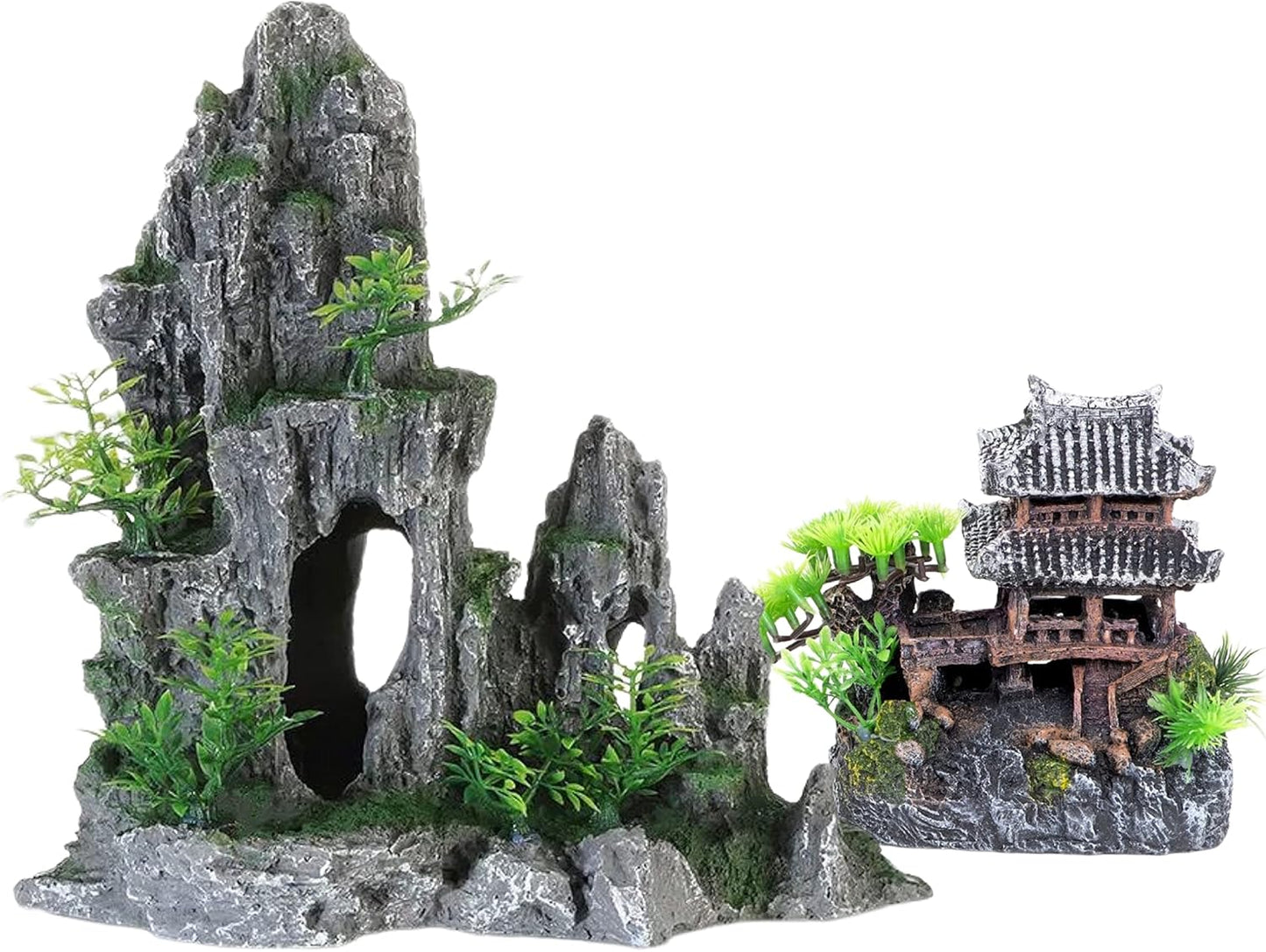 Extra Large Aquarium Decorations Kit for Stunning Fish Tanks
