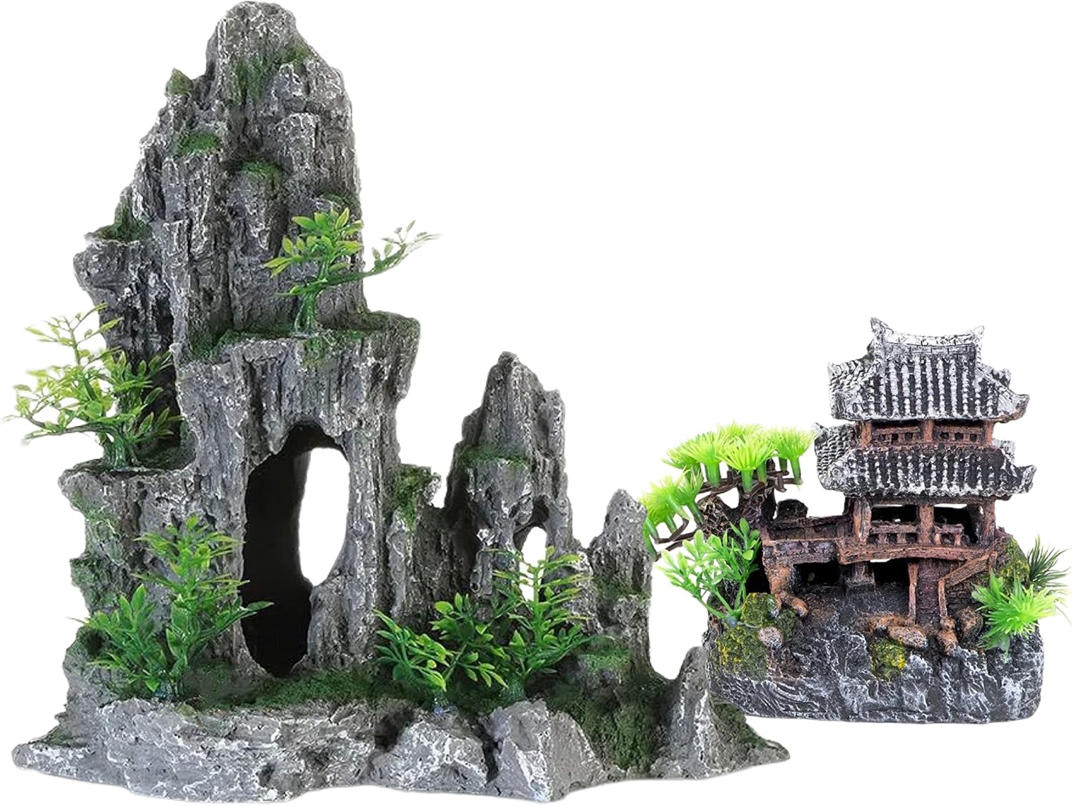 Extra Large Aquarium Decorations Kit for Stunning Fish Tanks