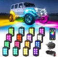 MICTUNING C2+ RGB+IC Chasing Color Rock Lights - Expandable Underglow