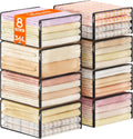 Clear Sheet Storage Bags 36L 8 Pack - Foldable Vinyl Organizers