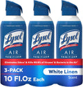 Lysol Air Sanitizer Spray White Linen Scent - Air Sanitization Worth