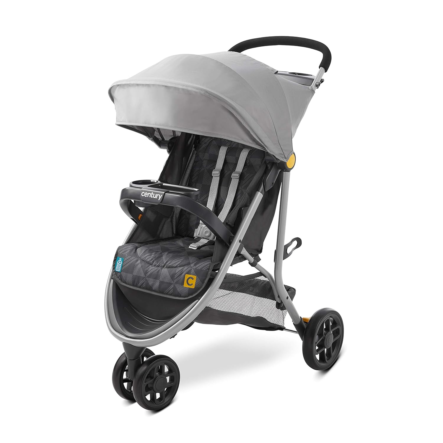 Century Stroll On 3-Wheel Lightweight Stroller for Easy Travel