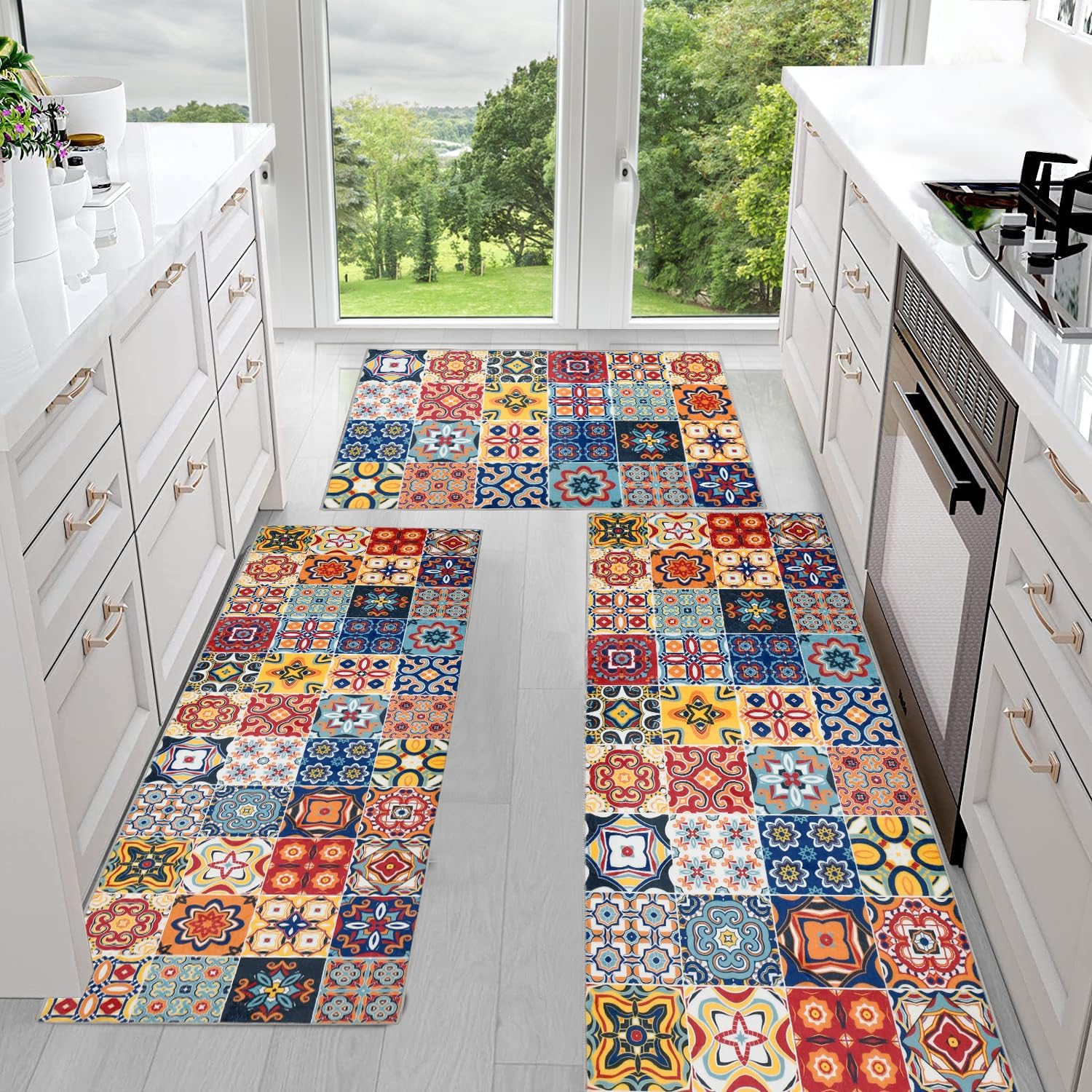 Sofort Kitchen Rugs Sets of 3 for Boho Style and Comfort