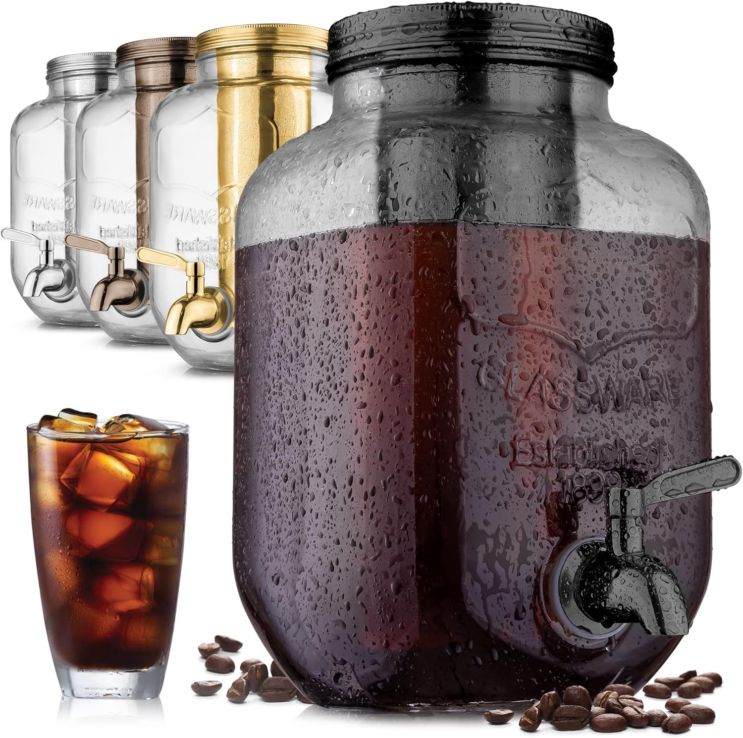 Zulay Kitchen 1 Gallon Cold Brew Coffee Maker for Home Brewing