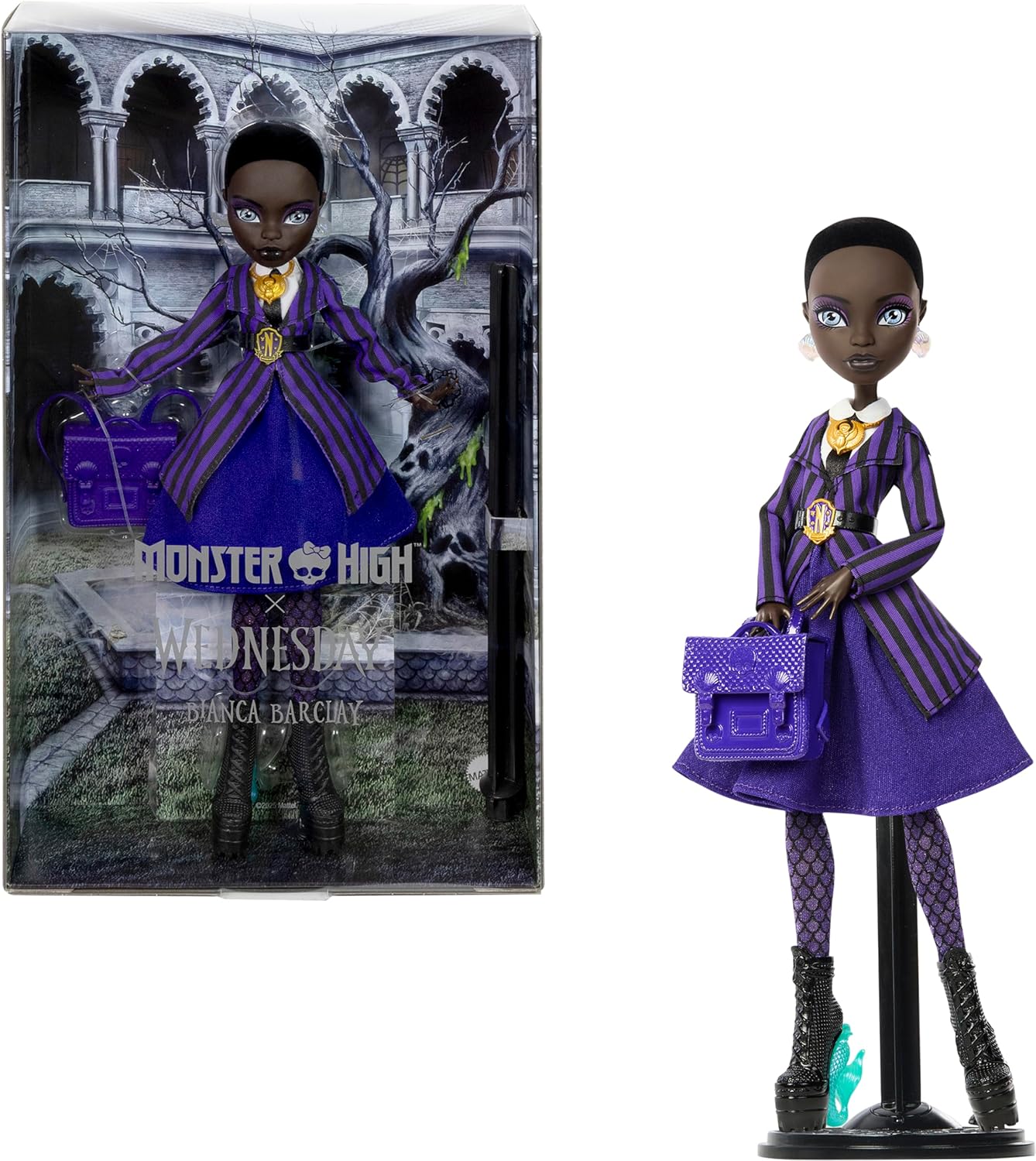 Monster High x Wednesday Doll Bianca Barclay with Accessories