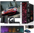 TechMagnet HP G3 Desktop PC with 27 Inch Monitor and RGB Gear