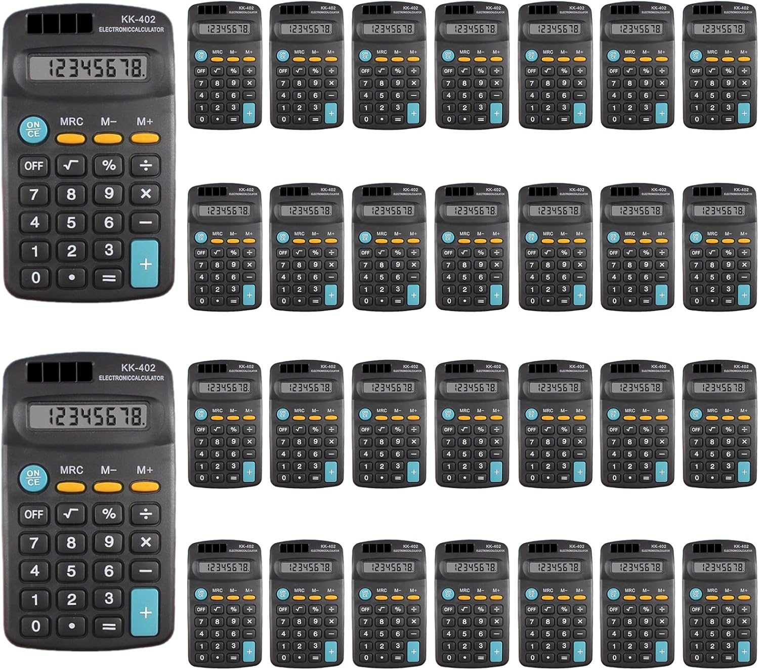 Efficient 8-Digit Handheld Mini Calculator by Merkaunis