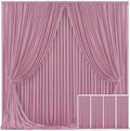 Dusty Pink Backdrop Curtain 20ft x 10ft - Satin Wrinkle Free
