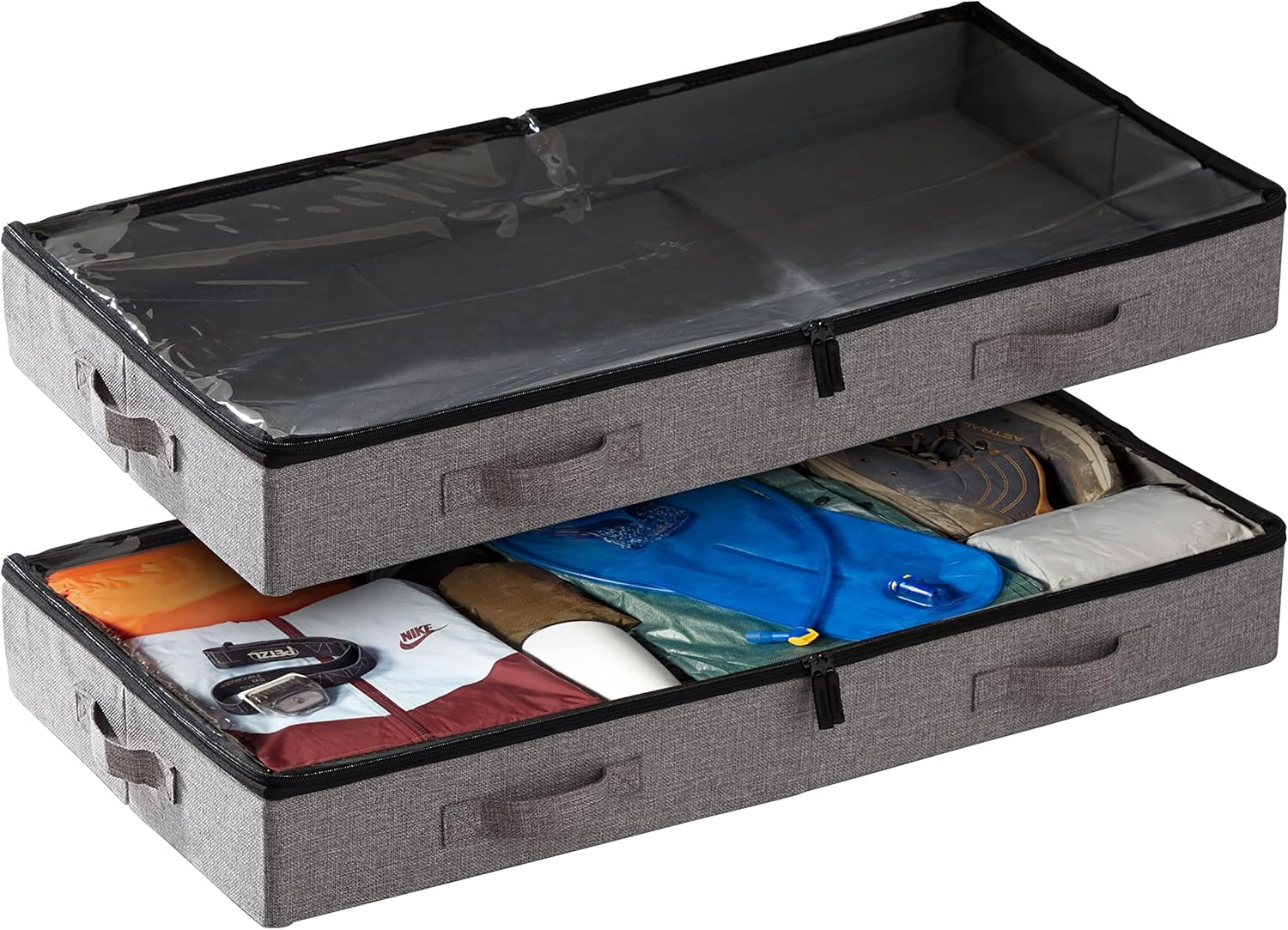 Under Bed Storage Containers for Clothes and Blankets - 2 Pack