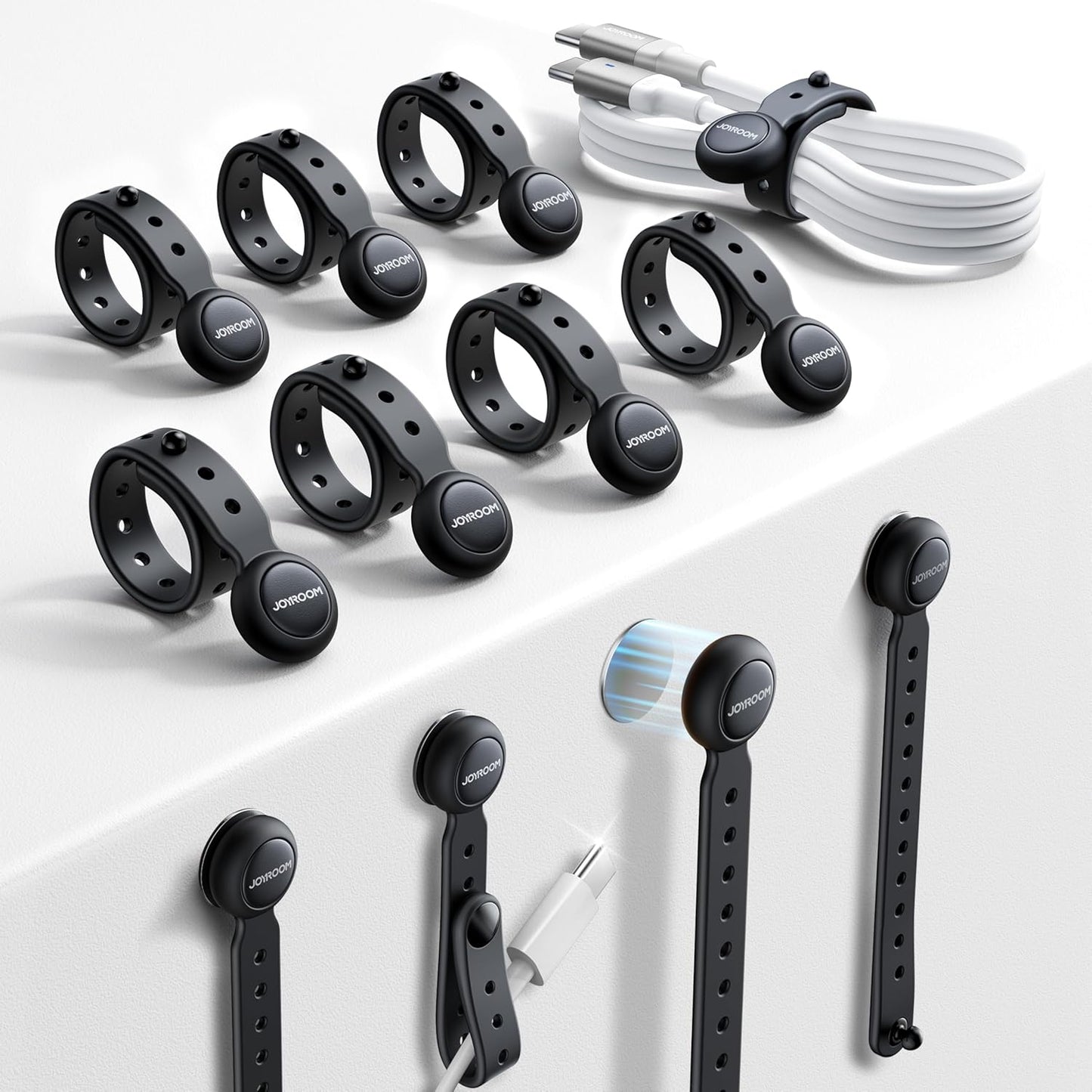 JOYROOM Magnetic Cable Ties for Easy Organization