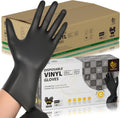Black Vinyl Gloves Food Grade Gloves Disposable - Latex Free