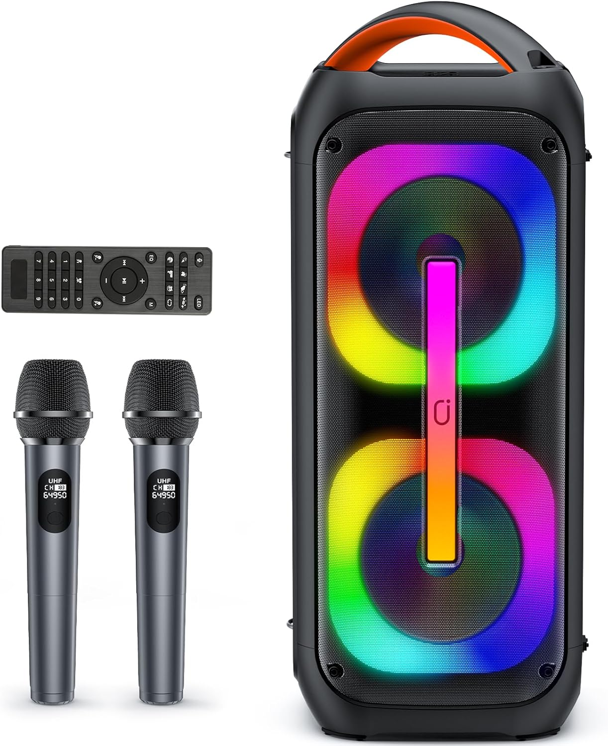 JYX Karaoke Machine: Dual Wireless Microphones, Powerful 400W Peak PA System