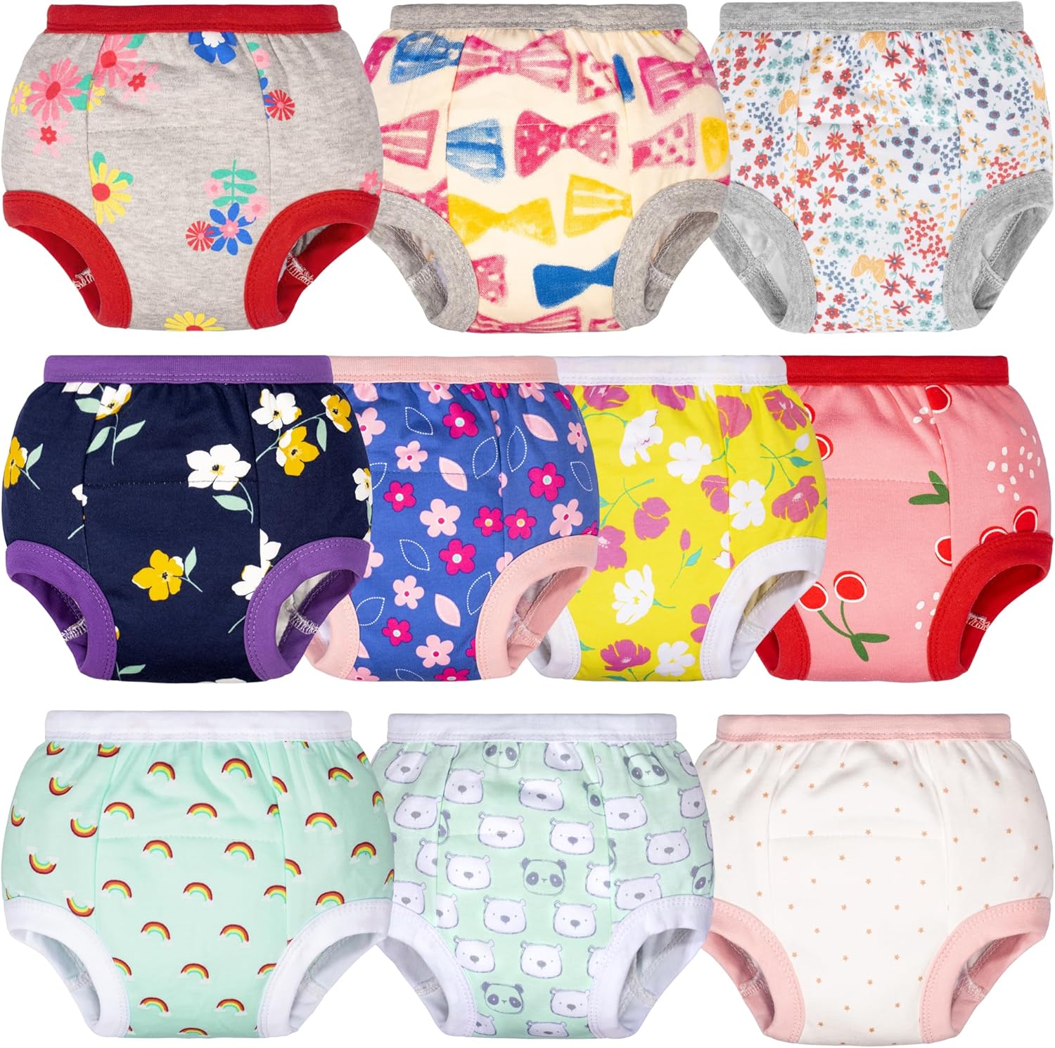 BIG ELEPHANT Potty Training Underwear - 10 Pack for Kids