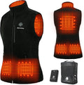 SNOW LEOPARD Womens Heated Vest with Battery Pack Included - Warmth