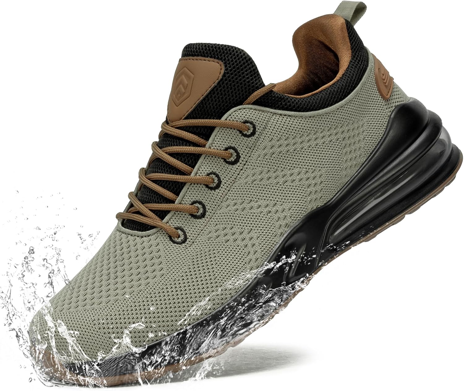 LARNMERN Non Slip Work Sneakers for Comfort and Safety