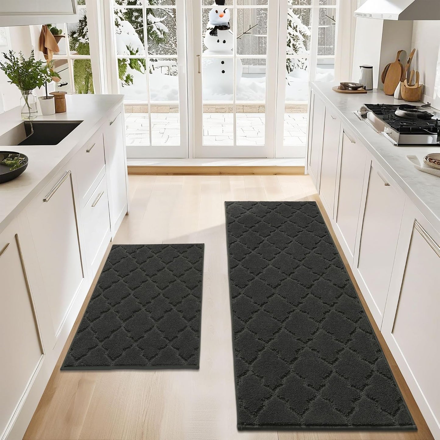 Soft Kitchen Rugs for Front of Sink - Super Absorbent Mats