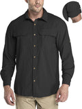 33,000ft Men's Long Sleeve Sun Protection Shirt UPF 50 (Style XFL9)