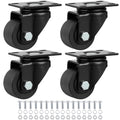 Finnhomy 2 in Caster Wheels Set of 4 - Heavy Duty Low Profile