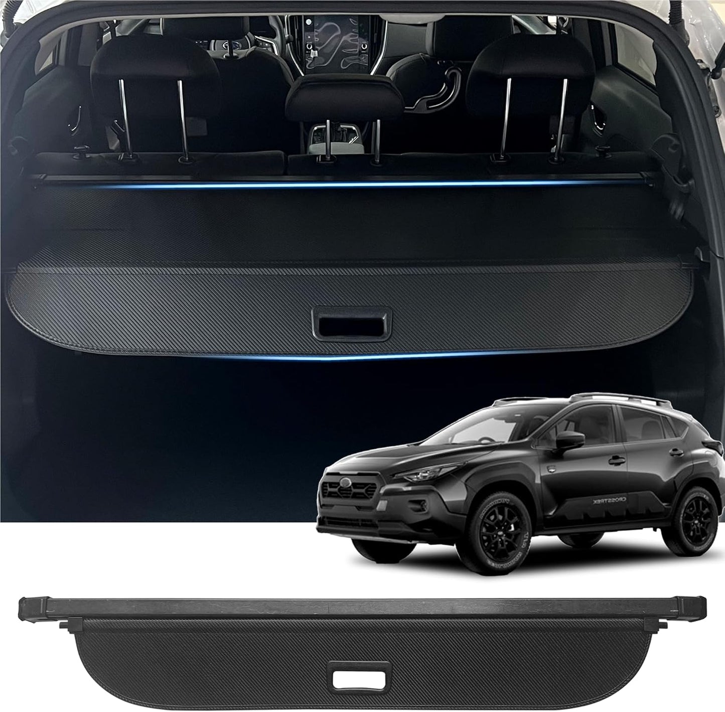 Retractable Cargo Cover for 2025 2024 Subaru Crosstrek
