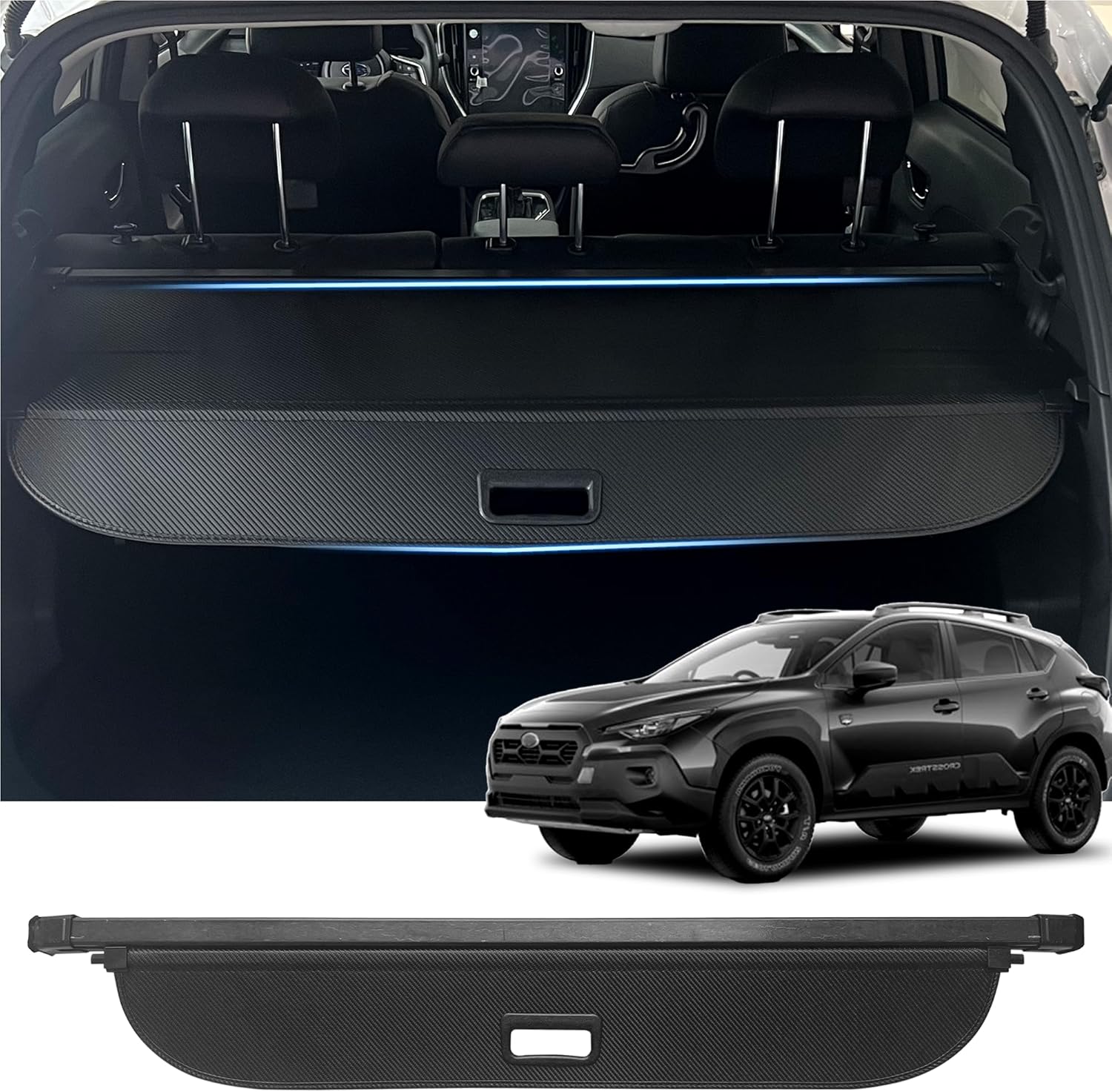 Retractable Cargo Cover for 2025 2024 Subaru Crosstrek