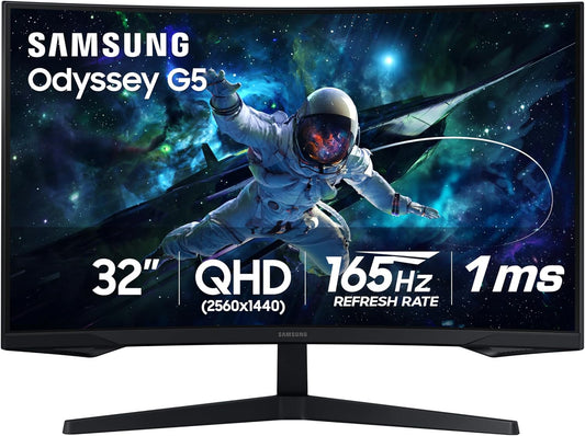 SAMSUNG 32 Odyssey G55C QHD Curved Gaming Monitor Review