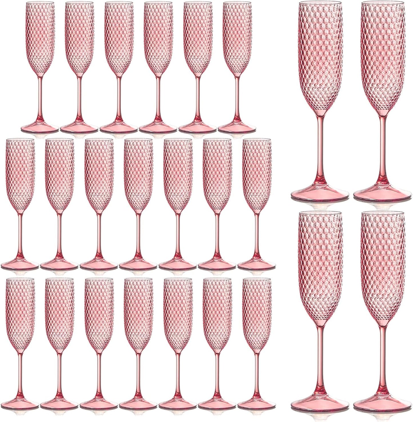 Plastic Champagne Flutes for Elegant Weddings and Parties