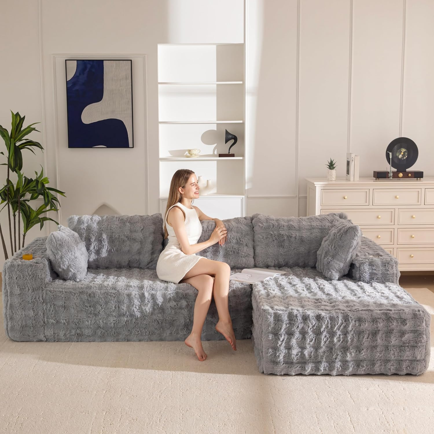 MAXYOYO Modular L-Shape Sofa Couch for Ultimate Comfort
