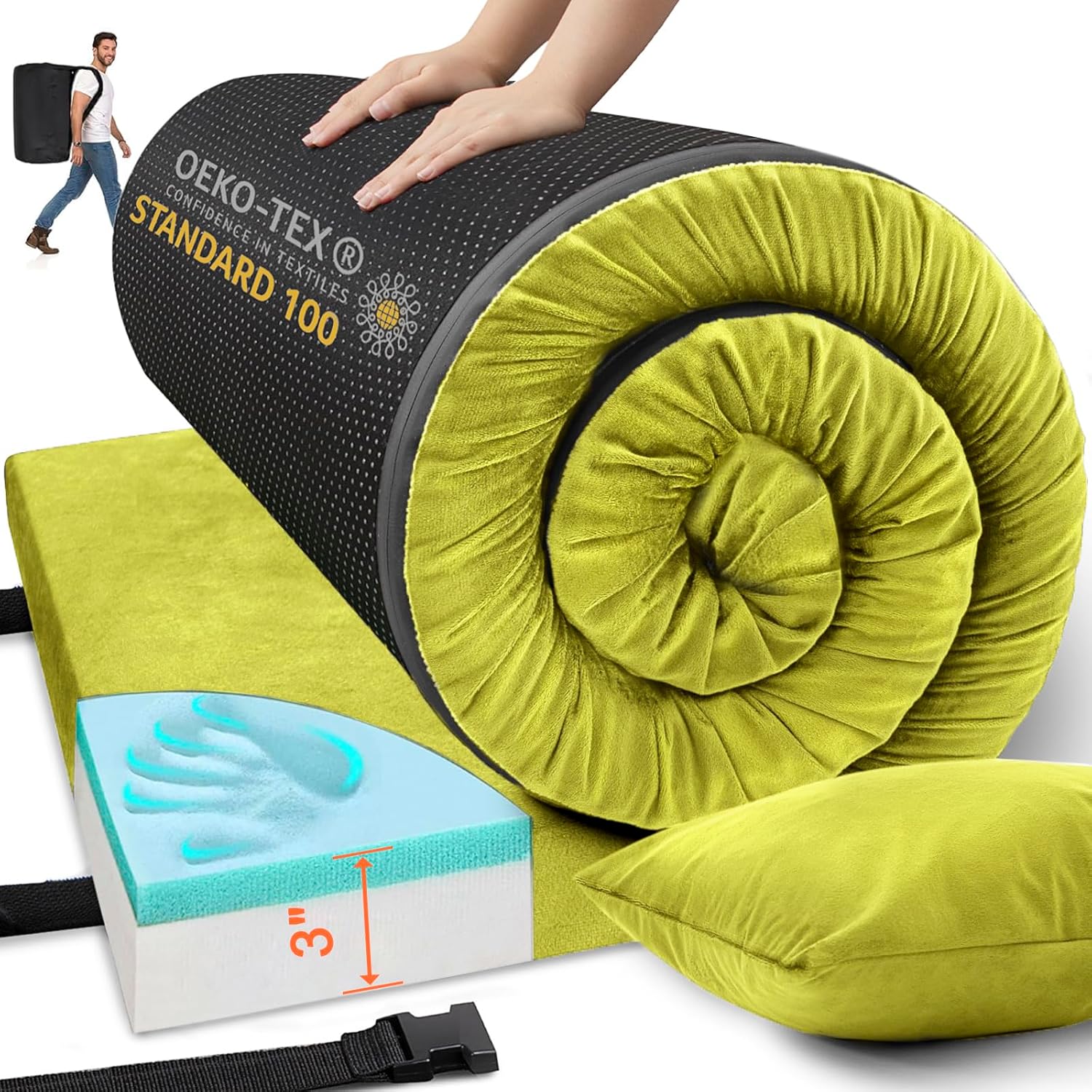 Airpanda Memory Foam Camping Mattress for Ultimate Comfort